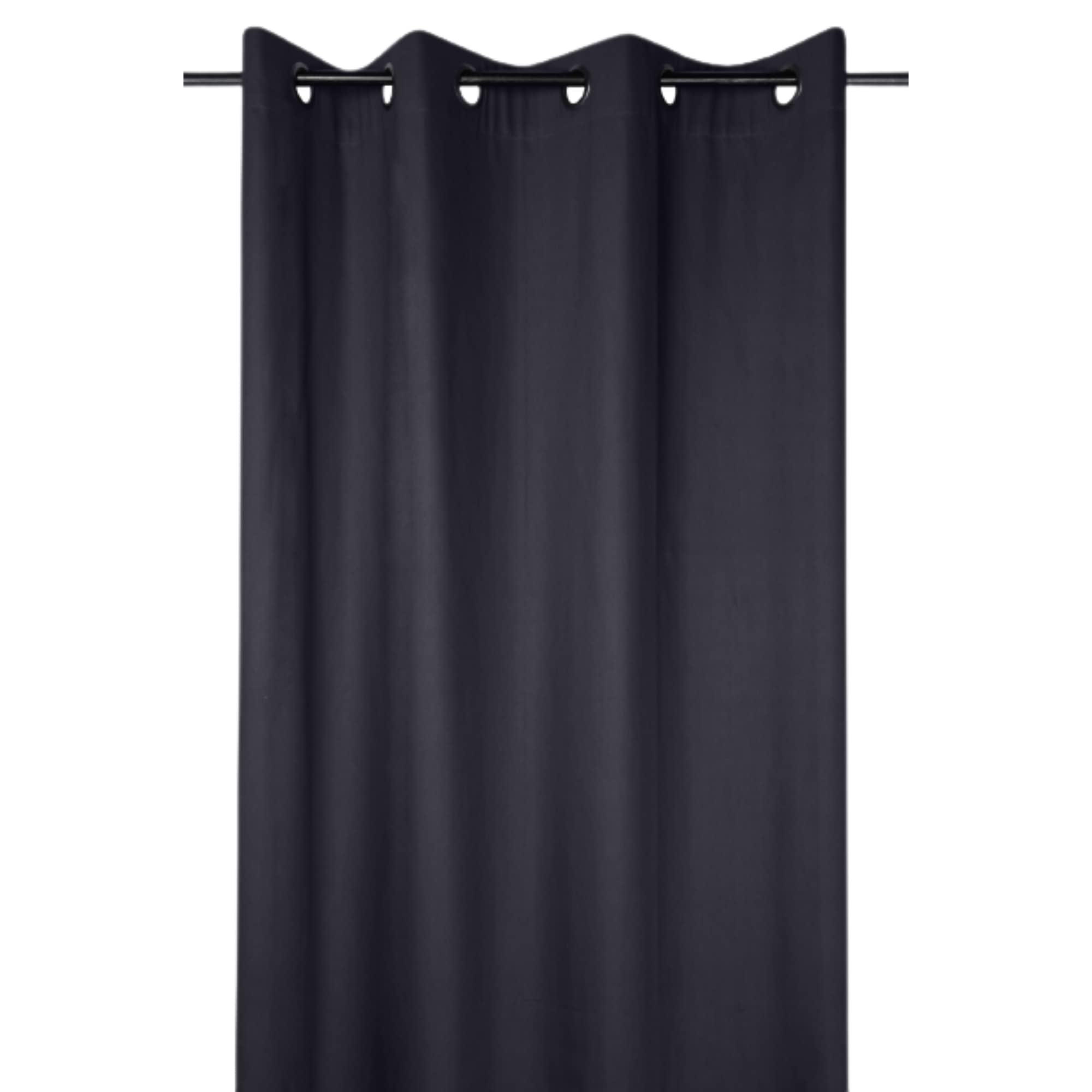 Lovely Casa - Eyelet curtain - Size 140 x 260 cm - 100% cotton - Carbon colour - Oxford design - Cotton satin Very elegant and soft to the touch - 8 eyelets - Easy to attach
