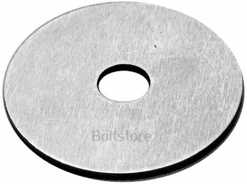 Boltstore M6 x 25 Mudguard Penny Flat Washers from A2 Stainless Steel BS4320 by Megastore 247