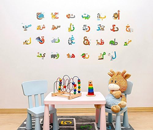 alphabet letters wall decor stickers