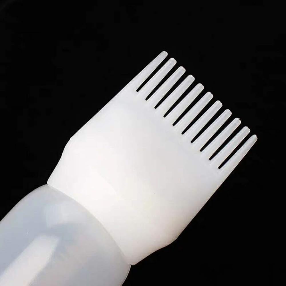 Aooty Salon Care Root Comb Applicator Bottle Liquid Medicine Bottles