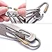 Titanium 3 Piece Cutlery Set - Ultra Lightweight and Durable Knife Fork Spoon Set Utility Flatware for Home Use, Travel, Camping Cutlery Set in Easy to Store Bag by MIU COLOR