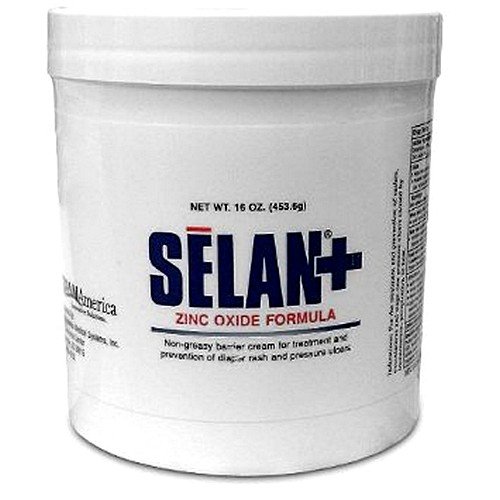 Selan+ Zinc Oxide Barrier Cream - 16 oz Jar