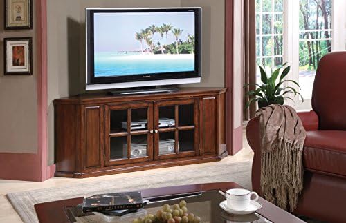 HomeRoots Furniture 268073-OT Corner TV Stand, Multicolor