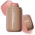 Cream Blush stick, Natural-Looking Matte Finish Makeup Blush stick, Hydrating Long Lasting Lightweight Blendable Blush for cheeks (#4 Neutal Peach, 1 PC)