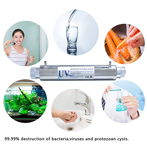 Boeray Ultraviolet Light Water Purifier Whole House Purification UV