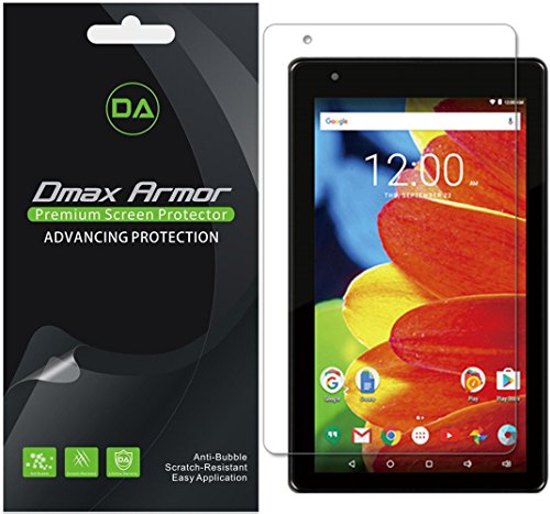 Dmax Armor [3-Pack] for RCA Voyager 7 inch Tablet 16GB Quad Core (RCT6873W42) Screen Protector, Anti-Bubble High Definition Clear Shield