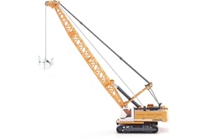 Siku 1891, Liebherr Cable Excavator, 1:87, Metal/Plastic, Yellow, Scoop Opens and Closes, Incl. Rotating Cable Winch