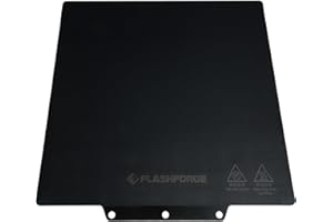 FLASHFORGE Adventurer 5M/5X/5M PRO Smooth PEI Platform,Tool-Free Model Removal, Automatic Separation After Cooling,Glue-Free 