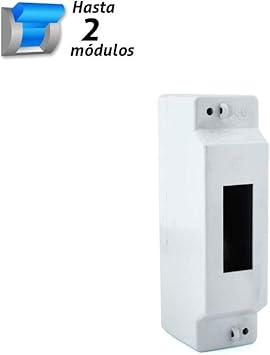 Caja de distribución superficie 2 módulos SOLERA: Amazon.es: Bricolaje y herramientas