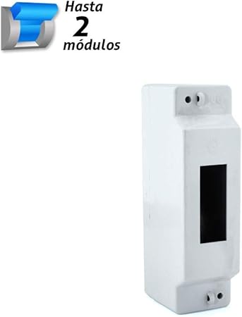 Caja de distribución superficie 2 módulos SOLERA: Amazon.es: Bricolaje y herramientas