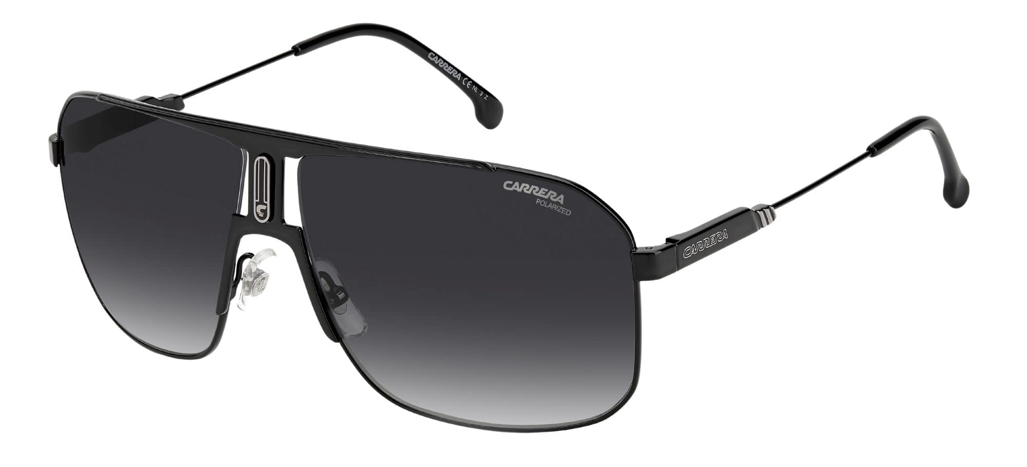 Carrera 1043/s 807/WJ BLACK Sunglasses Men's Steel, Standard, 65