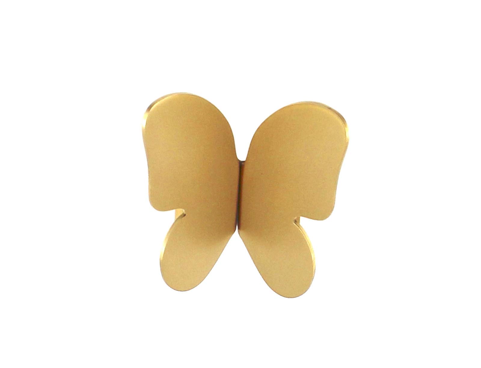 Annakideya Pack of 1 Pair Solid Brass Creative Butterfly knobs Decorative Butterfly Handles for Door Wardrobe Cabinet shoebox