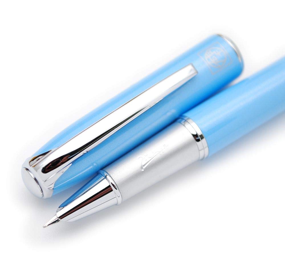 czxwyst Picasso 916 Malage Fountain Pen Original Box (Light Blue, Extra Fine Nib)