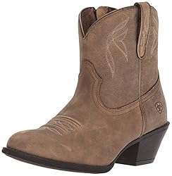 Ariat Women's Darlin Western Boot, Brown Bomber, 7