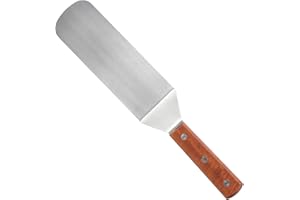 Winco Blade Flexible Turner, 9.5-Inch by 3-Inch, Medium, Stainless Steel, Brown