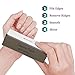 100/180 120/240 Combo Pack Nail File/Emery Board with 2 Piece Buffer Block Set - for Smooth and Shiny Nails - Home or Professional Manicure/Pedicure Kit