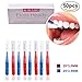 Interdental Brush (50 Counts) River Lake Toothpick Cleaners,Tooth Flossing Head Oral Dental Hygiene Brush,Tooth Cleaning Tool