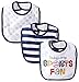 Gerber Baby Boys' 3 Pack Terry Dribbler Bibs, Sports, One Size