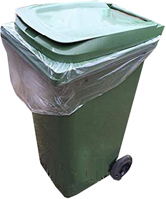 clear plastic bin bags