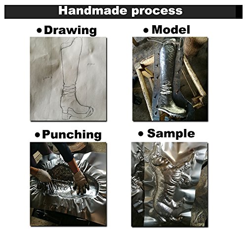 IORMAN Handmade 3D Weathervanes, Stainless Steel Matt Aged, Home Garden Roof Weather Vane Ornaments (Eagle) - Thumbnail 4
