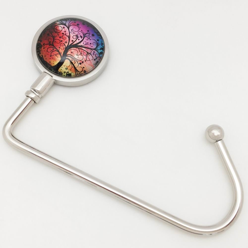 Purse Hook for Table Set of 3 Bar Nature Instant Swivel Top Long Bag