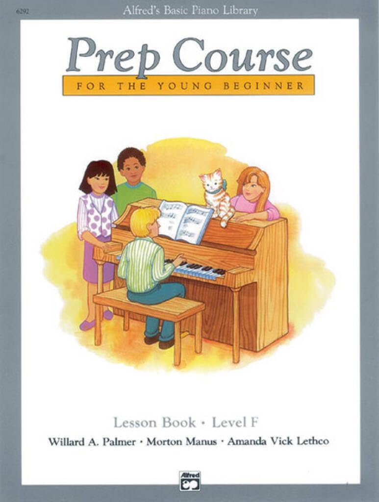 Alfred's Basic Piano Prep Course Lesson Book, Bk F: For the Young Beginner: Lesson Book-Level F (Alfred's Basic Piano Library)