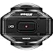 Nikon KeyMission 360 Wi-Fi Shock & Waterproof 4K Video Action Camera Camcorder + Action Mounts + 64GB + Battery + Case + 6000mAh Grip + Selfie Stick + Tripod Kit