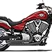 Bassani Xhaust Manufacturing Pro Street Turn Out Exhaust System - Black , Color: Black, Material: Steel 6V13DB by Bassani Xhaust