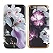 Official TED BAKER SS16 iPhone 6 / 6S Case for Women, Luxury Folio Case / Cover with Built-In Interior Mirror for Apple iPhone 6 and iPhone 6S - MARIEL - Black