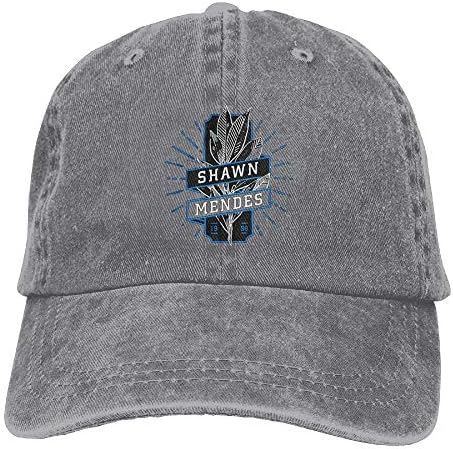 Lbuxinqu Sha-wn Men-des Logo Adult Cowboy Hat Unisex