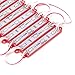 ChiChinLighting® 20 Piece Pack – Lucky Red 12 Volt LED Module - SMD LED Chip – Red LED Strips - Super Bright – IP65 Waterproof