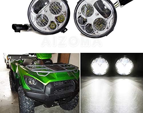 ペア 6000 18k Ledヘッドライトヘッドランプ川崎ブルートフォースteryx4 750 Eps Le 12