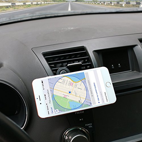 OHLPRO Magnetic Car Phone Mount Holder,Universal Air Vent Cell Phone Holder Stand Metal Aluminum Frame for iPhone X/8/8Plus/7/7Plus/6s/6P Samsung HTC SONY All Smartphones GPS Mobile Magnet (gray) - Thumbnail 2