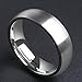 King Will BASIC 5MM Titanium Ring Brushed/Matte Comfort Fit Wedding Band For Men