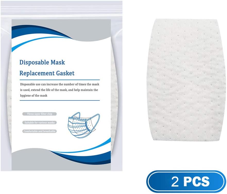 Vcivdivkx Disposable Non-Woven Maasks Pad Breathable Filter Protective Pads