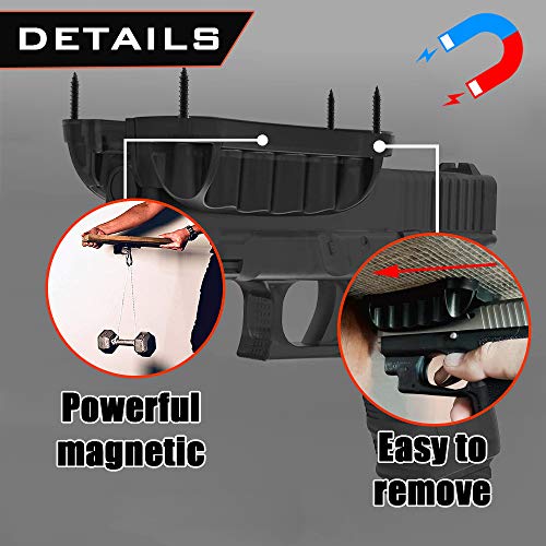 ATTIVO Gun Mount,Quickdraw Pistol Mount Indoor