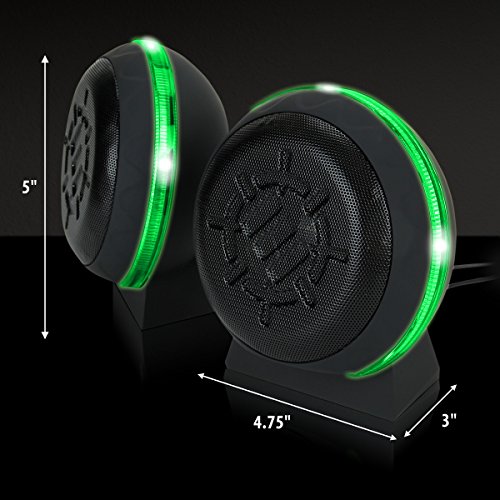 pc speakers with led lights