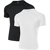Niksa 1/2/3 Pack Boys Compression Shirt, Youth Athletic Quick Dry Undershirt Kids Sport Base Layer for Baseball Football