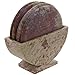 Contemporary Stone Ornament Coasters Holder Set Dining Table Coffee