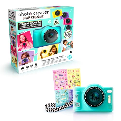 Canal Toys - Photo Creator -Appareil Photo Numerique Pop Couleur Vert- Avec carte SD 32Go incluse