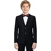 SaiLiiny Boys Formal Suit Set Complete Outfit Slim Fit Tuxedo for Boy