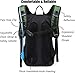 Hydration Backpack with 2L Water Bladder - Lightweight Pack for Running Hiking Riding Camping Cycling Climbing Fits Men & Women