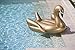 Revanak Giant Inflatable Golden Swan Pool Floats 76