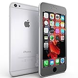 Mengo SlimFit 360 GRIP [Ultra-Thin] Case for iPhone 6S PLUS With Tempered Glass Screen Protector (Clear)