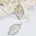 Jane Stone Fashion Pendant Necklace Leaf Y Shaped Statement Jewelry for Women Girls