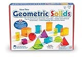 Learning Resources  View-Thru Geometric Solids, 14 Colored