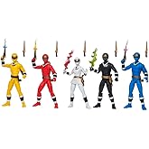 Power Rangers Lightning Collection 5-Pack Alien Rangers of Aquitar 6-inch Action Figures, Toys Kids Ages 4 and Up (Amazon Exc