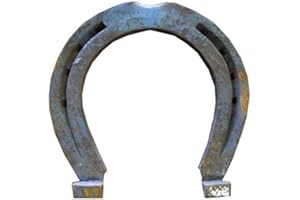 CARVER'S OLDE IRON Giant Cast Iron Clydesdale Horseshoe Decorative Western Decor