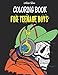 Coloring Book for Teenage Boys (Fun Illustrations for Relaxation of Teen Boys)