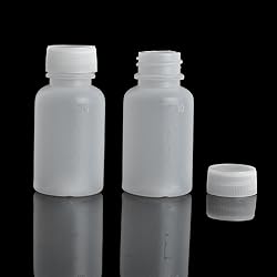 Bezall 50Pcs 30ml 1oz PE Plastic Empty Small Mouth